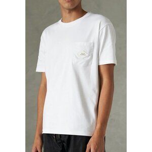 DSPLACE Cotton Chaos Pocket Tee Salt White Size M